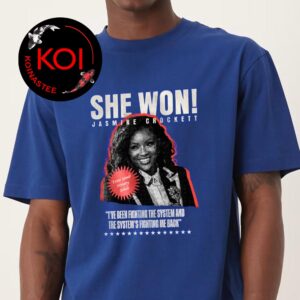 Jasmine Crockett She Won The Debate Texas Tough Unisex T-Shirt