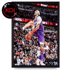 Jaxson Hayes Eastbay Between The Legs Dunk 2026 Los Angeles Lakers Vs Chicago Bull Home Decor Poster Canvas