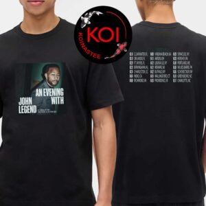 John Legend An Evening With 2026 Tour Dates Two Sided T-Shirt