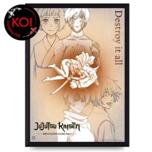 Jujutsu Kaisen Destroy It All The Culling Game Part 1 Home Decor Poster Canvas