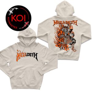 Megadeth Half Sumo Farewell Fire Two Sided Hoodie