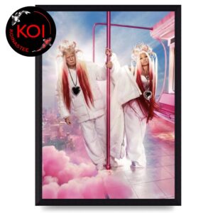 Nicki Minaj Donald Trump Pink Friday 2 Album Cover Home Decor Poster Canvas