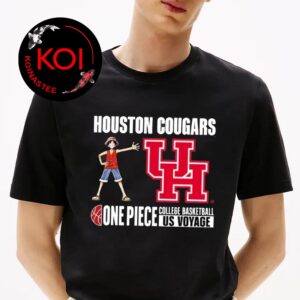 One Piece Houston Cougars 2026 US College Basketball Voyage Unisex T-Shirt