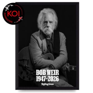 RIP Bob Weir Death 1947 2026 Home Decor Poster Canvas