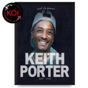 Rip Keith Porter Rest In Power 1982 2026 Thanks You For Memories Home Decor Poster Canvas