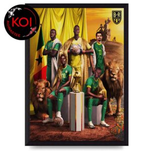 SENEGAL 2026 AFCON Champions Home Decor Poster Canvas
