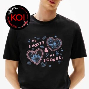 Shane Hollander And Ilya Rozanov Heated Rivalry He Shoots And He Scores Unisex T-Shirt