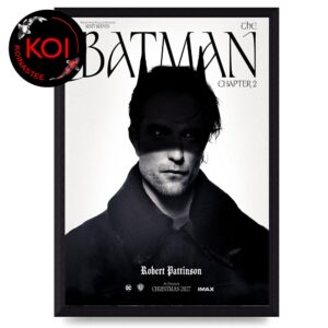 The Batman Chapter 2 Robert Pattinson 2027 In Theaters Home Decor Poster Canvas