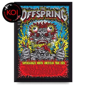 The Offspring 2026 Tour Dates Home Decor Poster Canvas