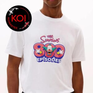 The Simpsons 800 Episodes Logo Unisex T-Shirt