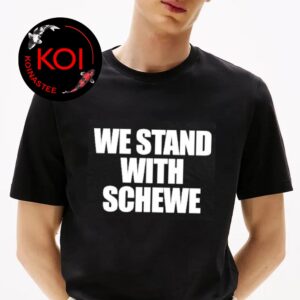 We Stand With Schewe Antigo Basketball Unisex T-Shirt