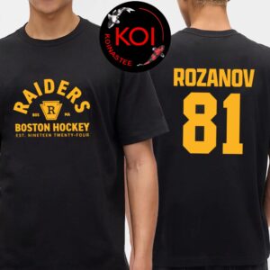 Heated Rivalry Boston Raiders Rozanov Two Sided T-Shirt