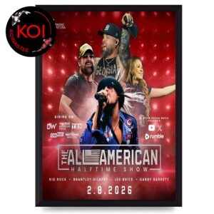 All American Halftime Show 2026 Lineup Home Decor Poster Canvas