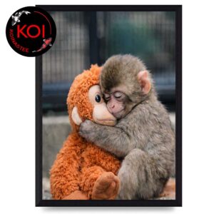 Baby Monkey Punch Japan Zoo With Ikea Doll Toy Home Decor Poster Canvas