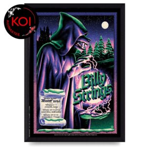Billy Strings Akin Ford Arena 2026 Athen GA February 6th 7th Home Decor Poster Canvas