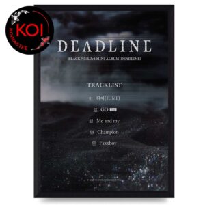 Blackpink Deadline Tracklist 3rd Mini Album Home Decor Poster Canvas
