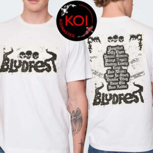 Bludfest 2026 Hradec Kralove Czech On June 27th Lineup Two Sided T-Shirt