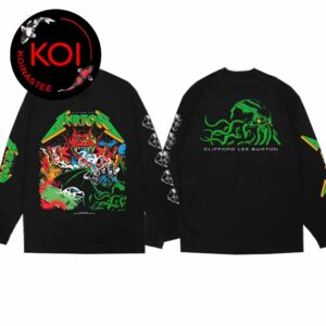 Cliff Burton Superhero 64th Birthday Legacy All Over Print Long Sleeve Sweatshirt