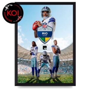 Dallas Cowboys Rio Games 2026 NFL Home Decor Poster Canvas