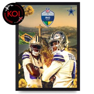 Dallas Cowboys Rio Games NFL 2026 Home Decor Poster Canvas
