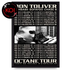 Don Toliver 2026 Tour Dates Sahbabii Sofaygo Chase B Home Decor Poster Canvas