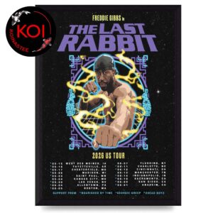 Freddie Gibbs 2026 The Last Rabbit US Tour Dates Home Decor Poster Canvas