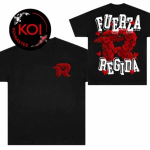 Fuerza Regida Rose Two Sided T-Shirt Hoodie