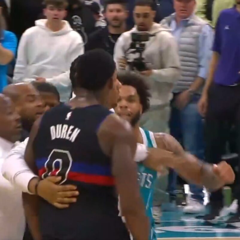 Isaiah Stewart Fight Three Others Ejected After Violent Brawl Erupts in Pistons vs Hornets Game