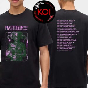 Mastodon Band 2026 World Tour Dates Two Sided T-Shirt