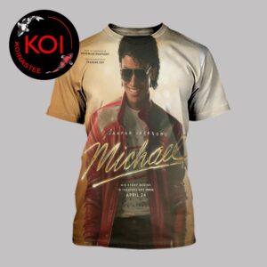 Michael Jackson His Story Begins Movie In Theaters 2026 April 24th All Over Print T-Shirt