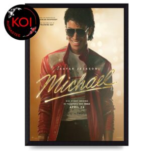 Michael Jackson His Story Begins Movie In Theaters 2026 April 24th Home Decor Poster Canvas