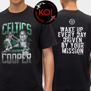 Mitchell And Ness Chuck Cooper Boston Celtics 75th Anniversary NBA Pioneers Two Sided T-Shirt