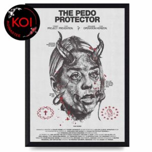 Pam Bondi The Pedo Protector Poster Canvas