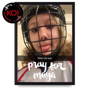 Pray For Maya Edmonds Wish Me Luck 12 Year Old Girl Tumbler Ridge BC School Shooting Wish Me Luck Poster Canvas