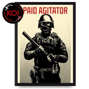 Projection Mirror Paid Agitator ICE Poster Canvas