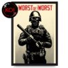 Projection Mirror Paid Agitator ICE Poster Canvas