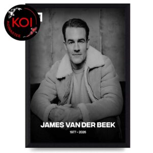 RIP James Van Der Beek Dawson Leery Dawson’s Creek Pass Away Home Decor Poster Canvas