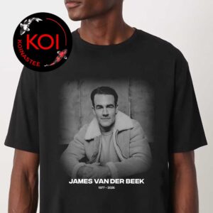 RIP James Van Der Beek Dawson Leery Dawson’s Creek Pass Away Unisex T-Shirt