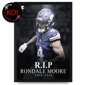 RIP Rondale Moore Minnesota Vikings WR Death At 25 Home Decor Poster Canvas