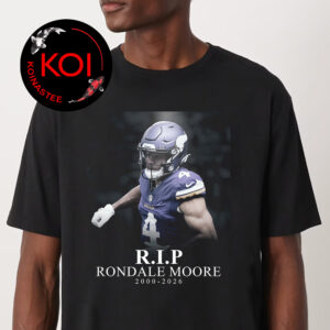 RIP Rondale Moore Minnesota Vikings WR Death At 25 Unisex T-Shirt