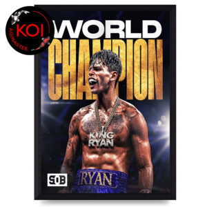 Ryan Garcia 2026 WBC Welterweight Champion Defeats Mario Barrios Home Decor Poster Canvas