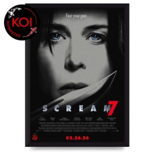 Scream 7 Movie Face Your Past Release Fabruary 26th Home Decor Poster Canvas