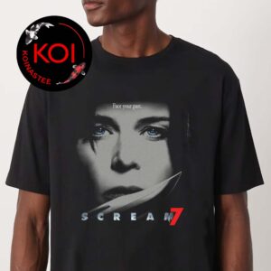 Scream 7 Movie Face Your Past Release Fabruary 26th Unisex T-Shirt