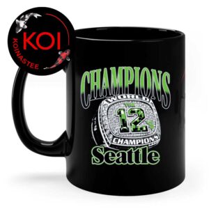 Seattle Seahawks 2025 NFL Super Bowl Champions Ring Ceramic Mug Cup