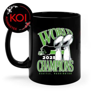 Seattle Seahawks 2025 NFL World Super Bowl Champions Ceramic Mug Cup