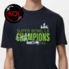 Seattle Seahawks 2025 NFL World Super Bowl Champions Score Unisex T-Shirt