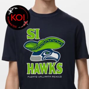 Seattle Seahawks Puer Vallarta Mexico Super Bowl LX 2025 2026 Unisex T-Shirt