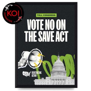 Tell Congress Vote No On The Save Act Redistricting Action Barack Obama Poster Canvas