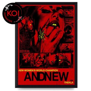 Thekla Toxic Spider AEW Women’s World Champion 2026 Home Decor Poster Canvas