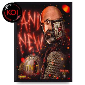 Tommaso Ciampa Psycho Killer New TNT Champion AEW Home Decor Poster Canvas
